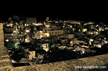 Notturno - i sassi di Matera