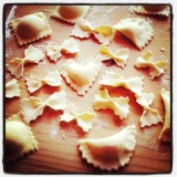 ricetta lucana-ravioli di ricotta dolce al sugo