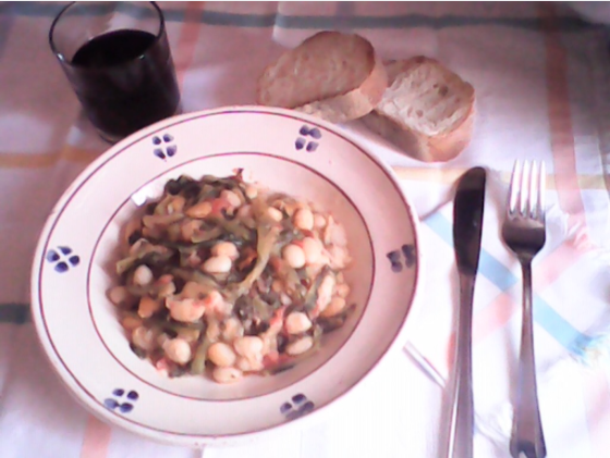 zuppa cicoria e fagioli