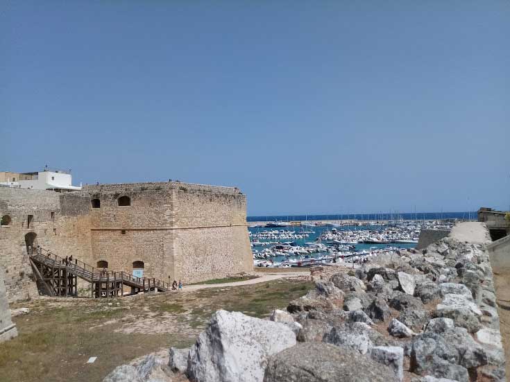 Vista castello di Otranto