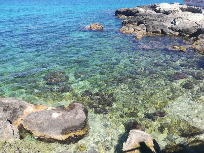 mare cristallino Monopoli