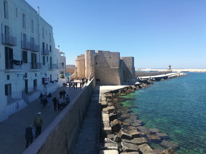 vista in lontanaza castello Monopoli